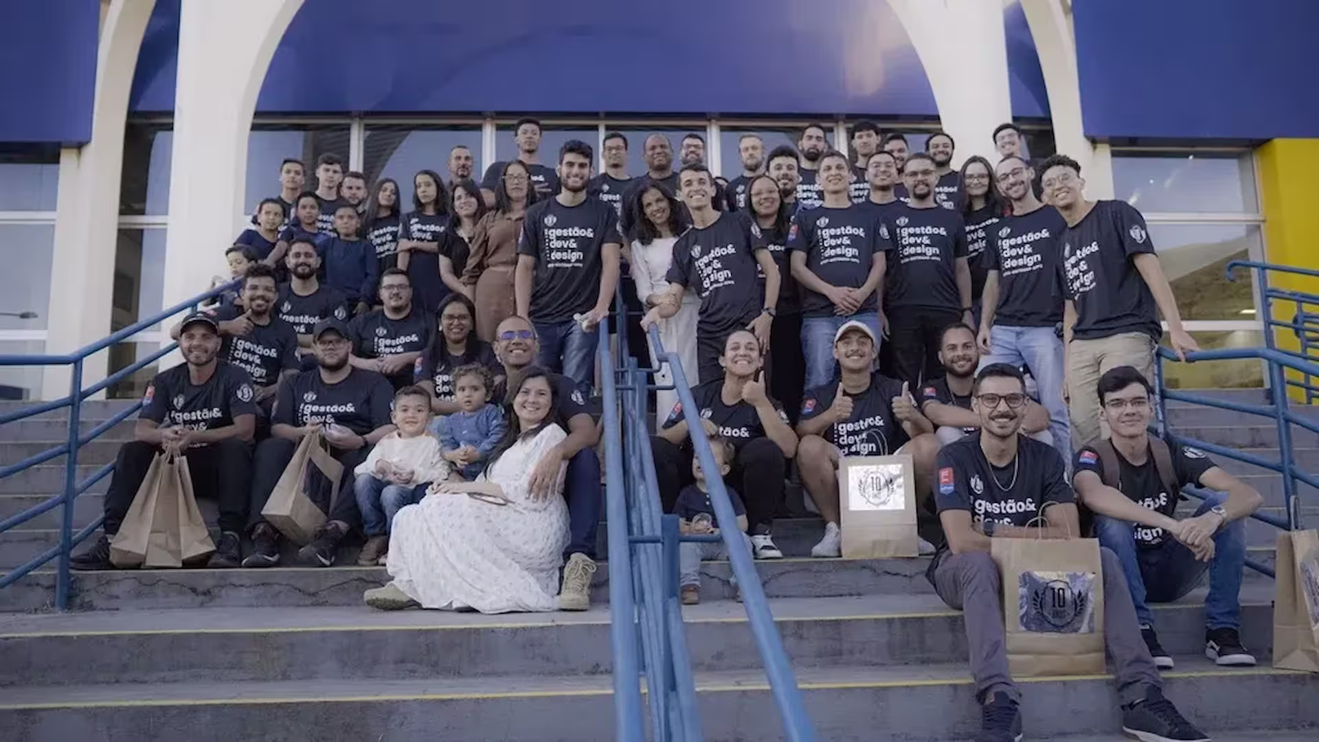 Equipo de Fasters reunido en el encuentro de 10 años